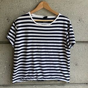 H&M Oversived Stripe Boatneck Top